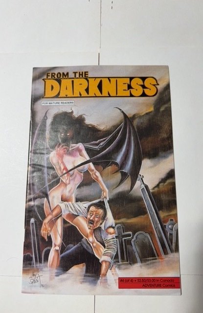 From the Darkness #4 (1991), raw comic book in NM condition — front cover