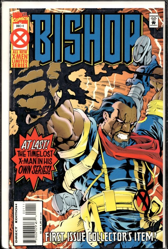 Bishop #1 (1994), raw, ungraded comic book — front cover