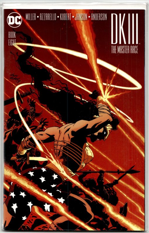Dark Knight III: The Master Race #8 (DC Comics, 2017), raw, ungraded comic book — front cover