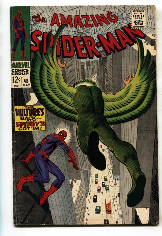 Amazing Spider-Man #48 (Marvel Comics, 1967), raw, ungraded comic book — front cover