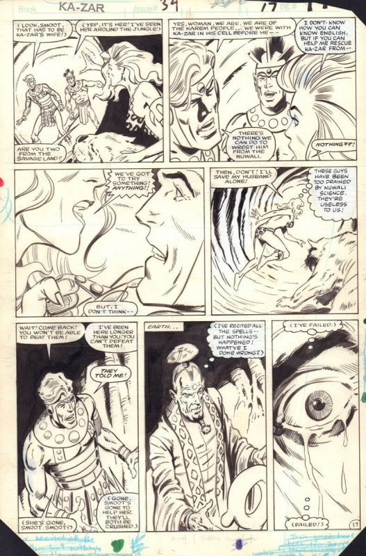 Ka-Zar the Savage #34 (Marvel Comics, 1984), raw, ungraded comic book — front cover