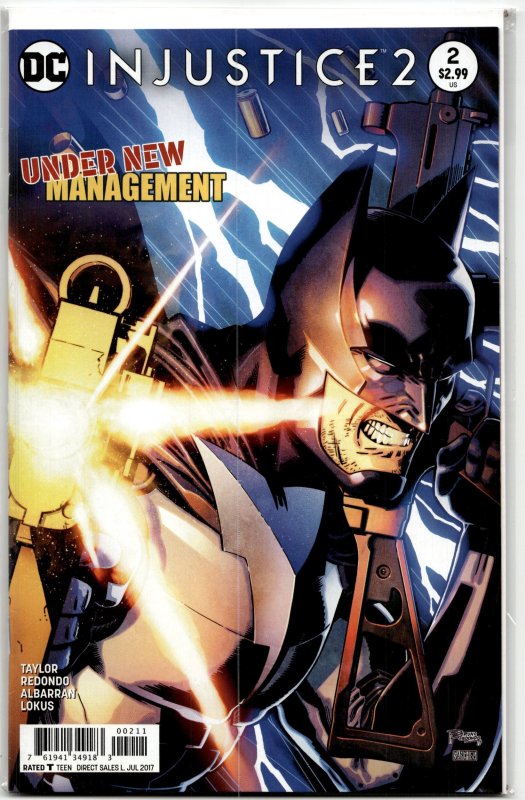 Injustice 2 #4 (DC Comics, 2017), raw, ungraded comic book — front cover