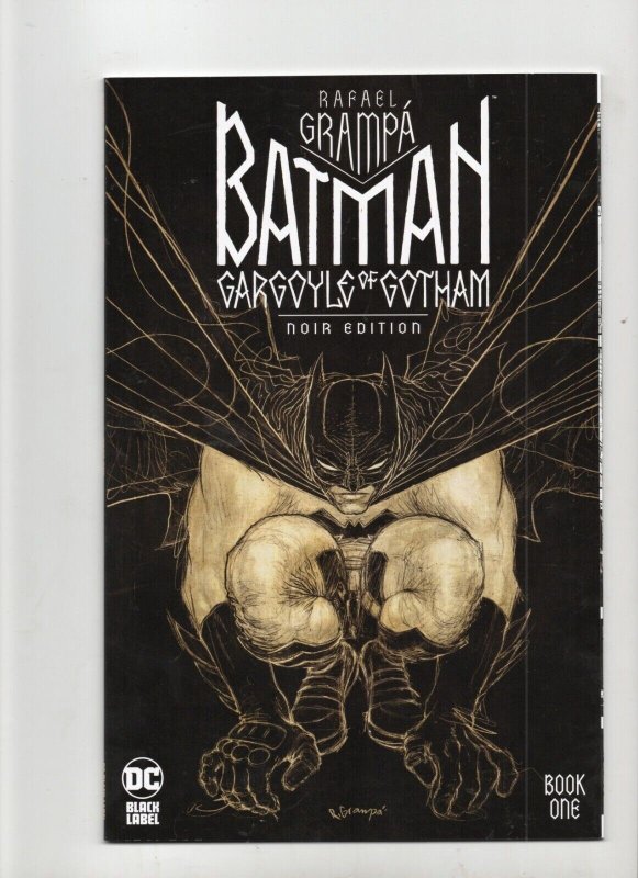 Batman Gargoyle of Gotham Noir Edition #1 (DC Comics, 2023), raw comic book in NM+ 9.6 condition — front cover