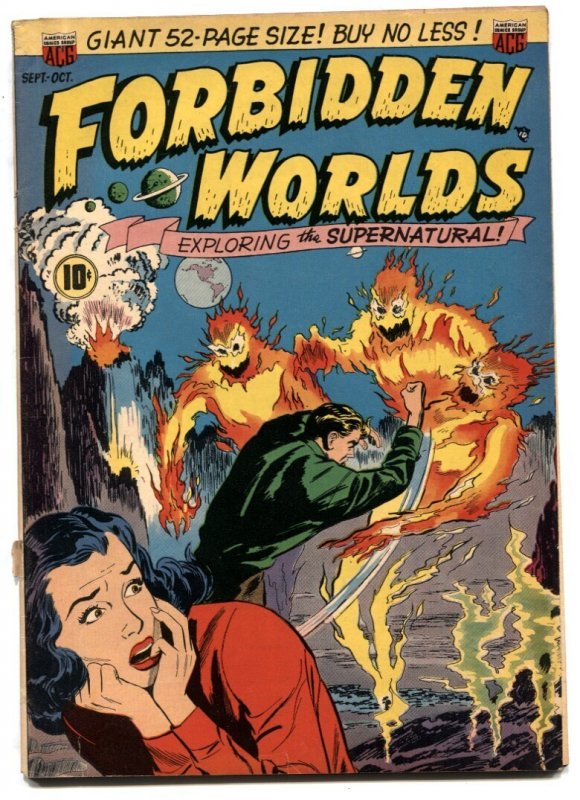 Forbidden Worlds #2 (American Comics Group), raw comic book in VG condition — front cover