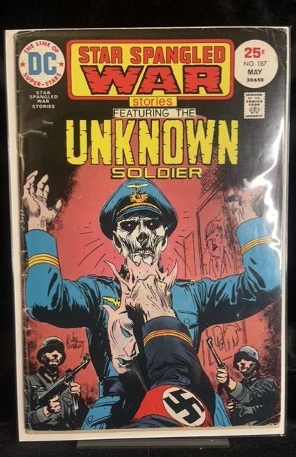 Star Spangled War Stories #187 (DC Comics, 1975), raw, ungraded comic book — front cover