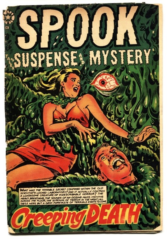 Spook #28 (Star Publications, 1954), raw, ungraded comic book — front cover