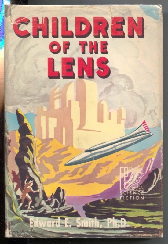 Children of the Lens 1954-Fantasy Press-E.E. Smith-st Edition Hardback Book W... (Fantasy Press, 1954), raw, ungraded comic book — front cover