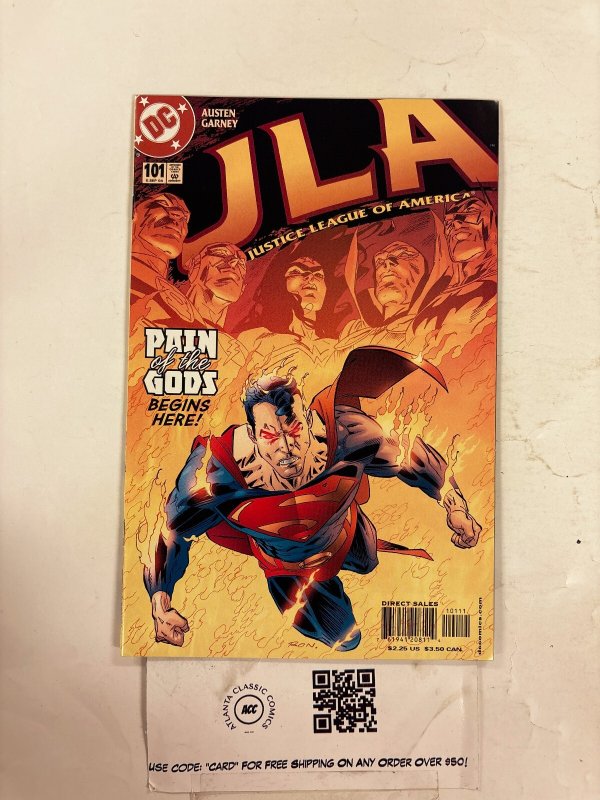 JLA #101 (DC Comics, 2004), raw comic book in NM condition — front cover
