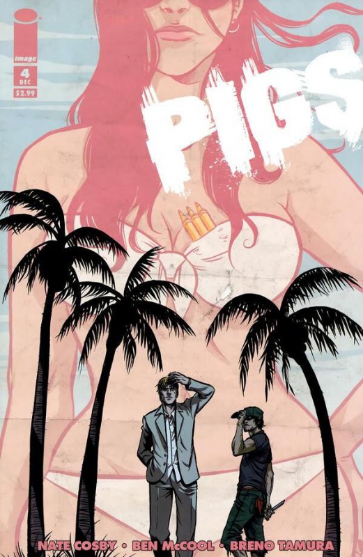 Pigs #4 (Image Comics), raw comic book in VF/NM condition — front cover