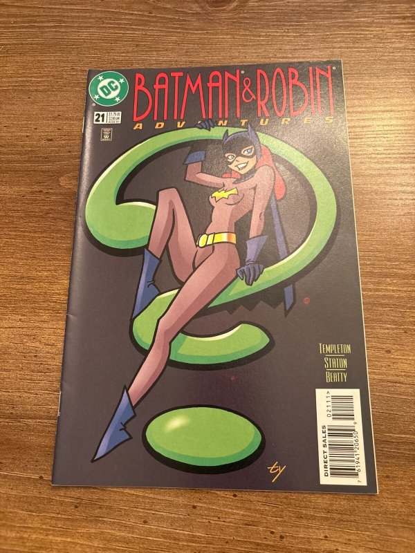 Batman & Robin Adventures #21 (DC Comics), raw comic book in NM- condition — front cover