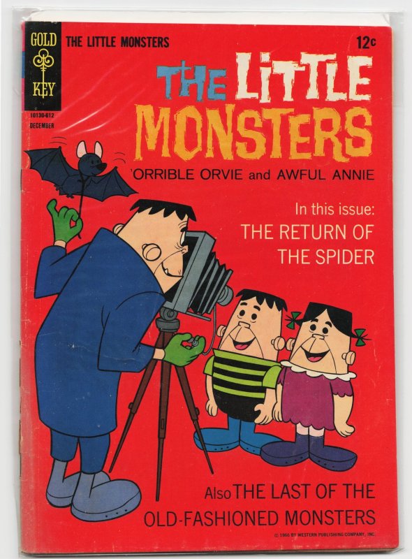 The Little Monsters #7 (1966), raw, ungraded comic book — front cover