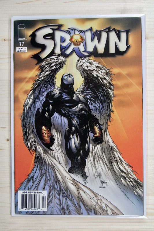 Spawn #77 (Image Comics, 1998), raw comic book in NM 9.4 condition — front cover