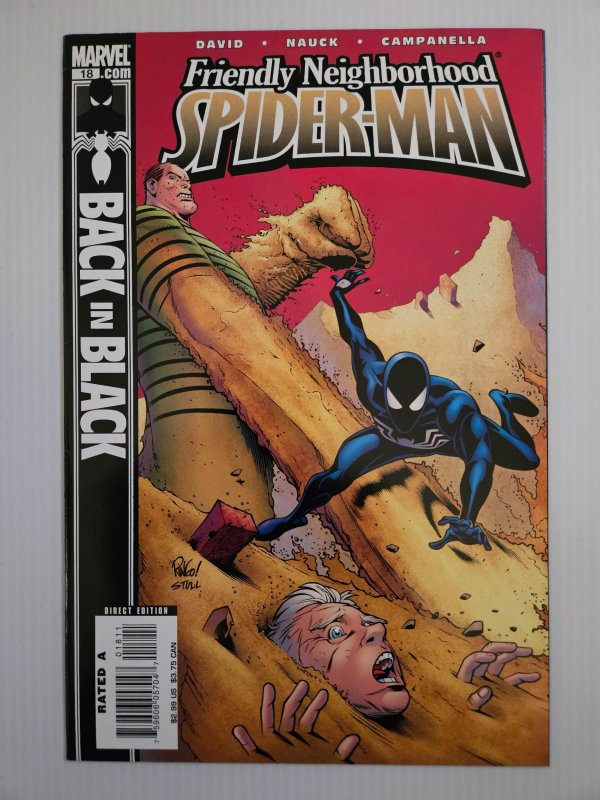 Friendly Neighborhood Spider-Man #18 (Marvel Comics, 2007), raw, ungraded comic book — front cover