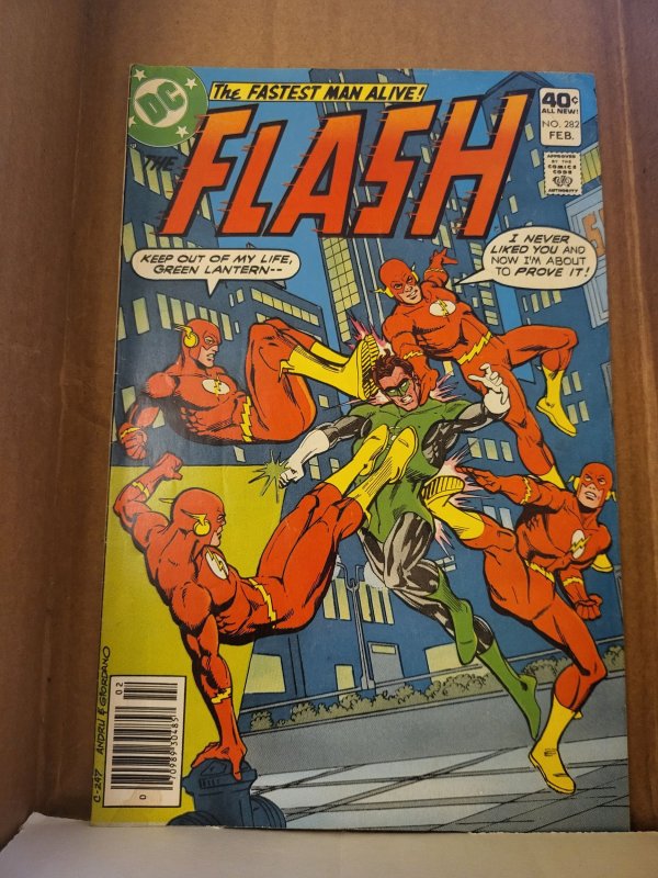 The Flash #282 (DC Comics, 1980), raw, ungraded comic book — front cover