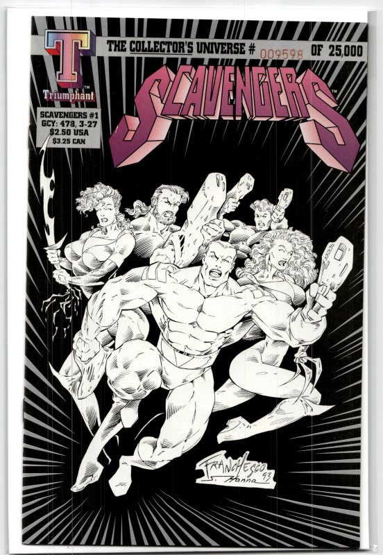 Scavengers #1 (1993), raw, ungraded comic book — front cover