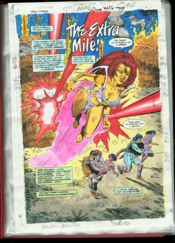 New Titans #111 (DC Comics), raw, ungraded comic book — front cover