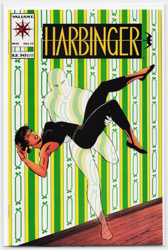 Harbinger #17 (Valiant Comics, 1993), raw, ungraded comic book — front cover