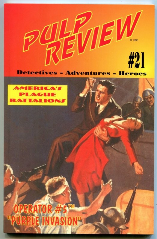 Pulp Review #21, raw, ungraded comic book — front cover