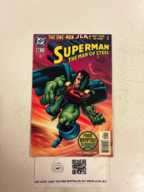 Superman the Man of Steel #92 (DC Comics), raw comic book in NM condition — front cover