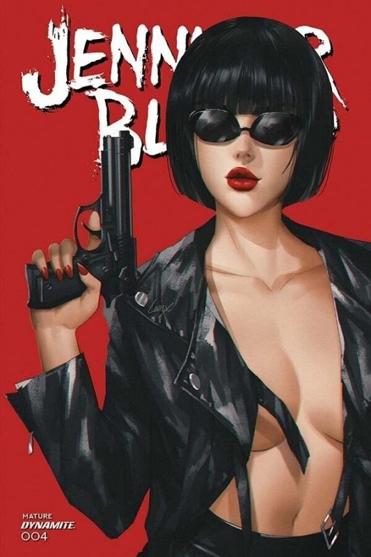 Jennifer Blood #4 (Dynamite Entertainment, 2021), raw comic book in NM condition — front cover