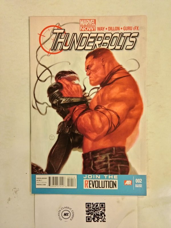 Thunderbolts #2 (Marvel Comics), raw comic book in NM condition — front cover