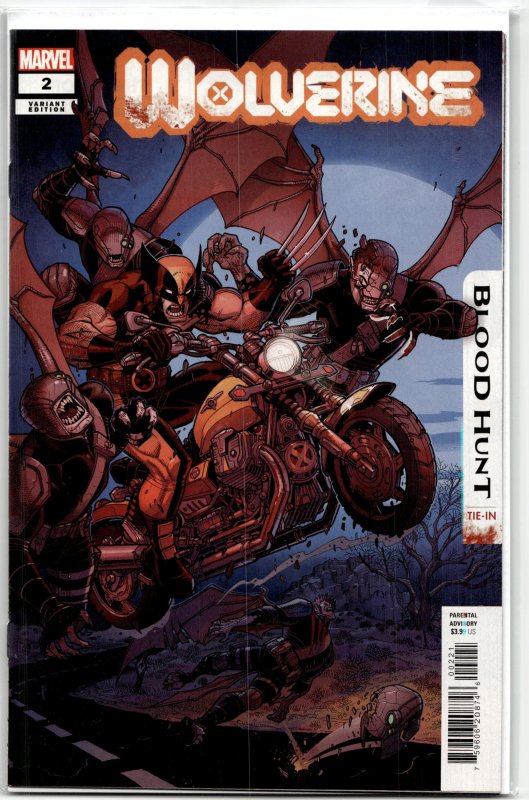 Wolverine: Blood Hunt #2 (2024), raw, ungraded comic book — front cover