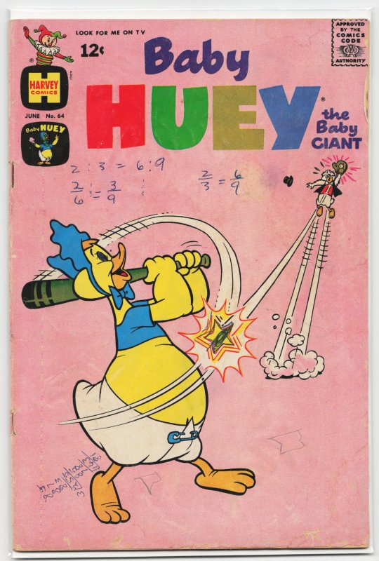 Baby Huey, the Baby Giant #64 (1965), raw, ungraded comic book — front cover
