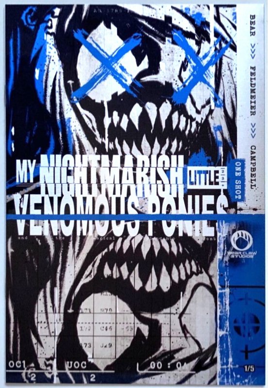 My Nightmarish Little Venomous Ponies Department of Truth Homage Raw/foil/metal., raw, ungraded comic book — front cover