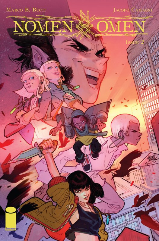 Nomen Omen #2 (Image Comics, 2019), raw comic book in VF/NM condition — front cover