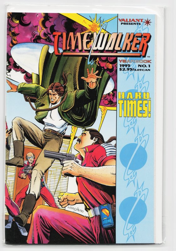 Timewalker Yearbook (1995) Timewalker (Acclaim Comics, 1995), raw, ungraded comic book — front cover