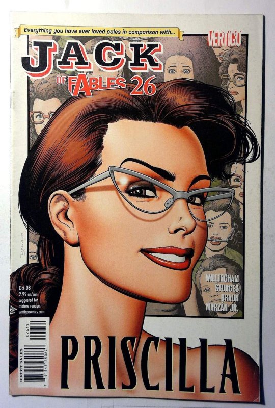 Jack of Fables #26 (DC Comics, 2008), raw, ungraded comic book — front cover