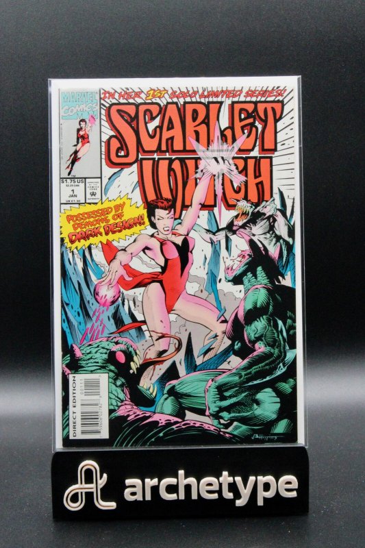 Scarlet Witch #1 (Marvel Comics, 1994), raw, ungraded comic book — front cover
