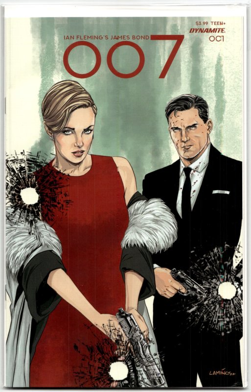James Bond 007 #1 (Dynamite Entertainment, 2022), raw, ungraded comic book — front cover