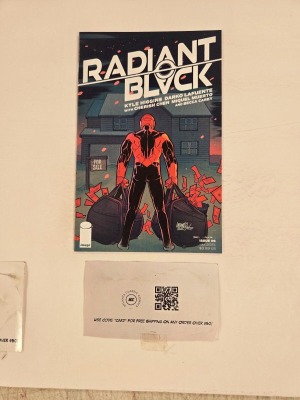 Radieant Black #6, raw comic book in NM condition — front cover
