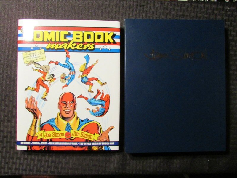 2003 Comic Book Makers by Joe & Jim Simon Hc/dj Slipcase Nm/vf+ Signed #293 (2003), raw comic book in NM condition — front cover