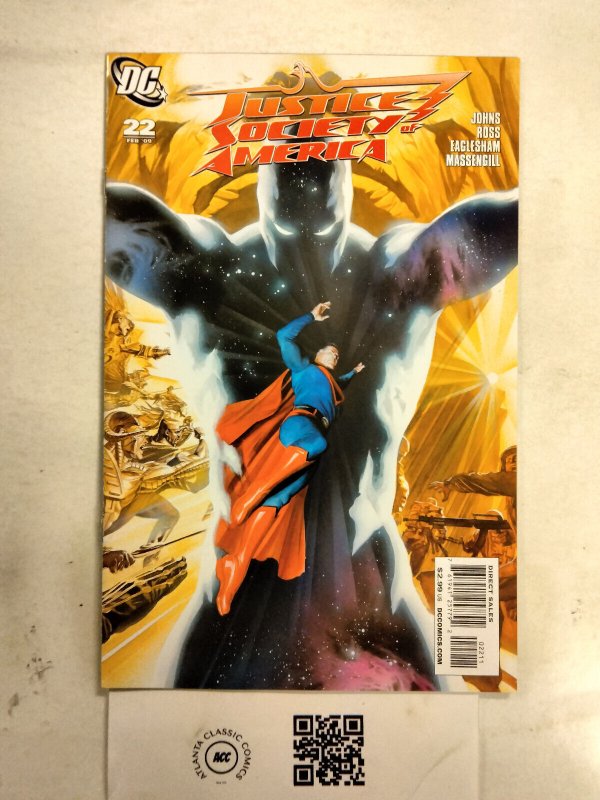 Justice Society of America #22 (DC Comics, 2009), raw comic book in NM condition — front cover