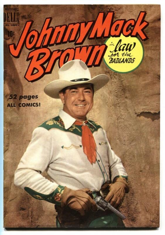 Johnny Mack Brown-Four Color Comics #269 (1950), raw comic book in VF condition — front cover