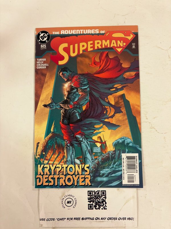 Adventures of Superman #625 (DC Comics), raw comic book in NM condition — front cover