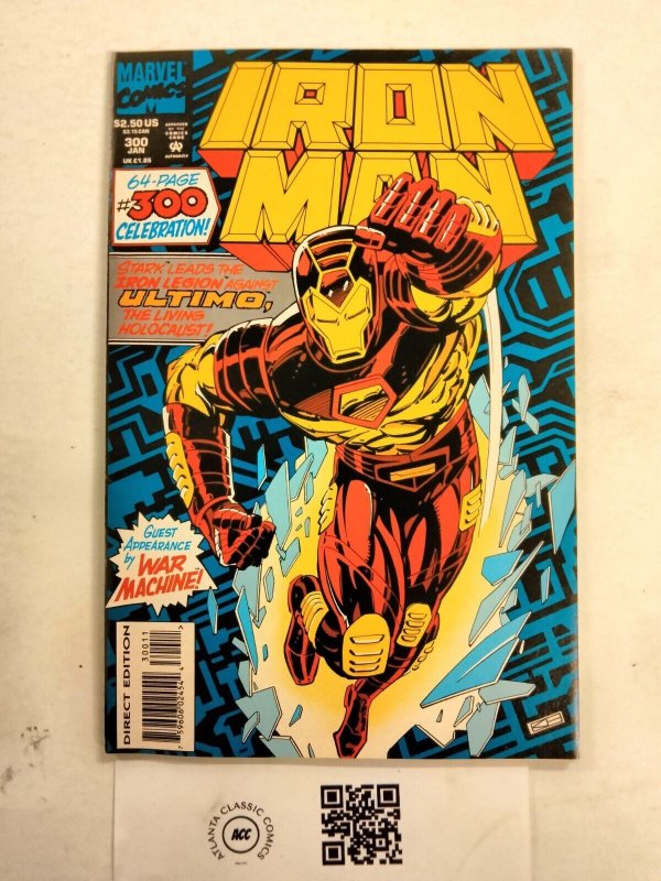 Iron Man #300 (Marvel Comics), raw comic book in NM condition — front cover