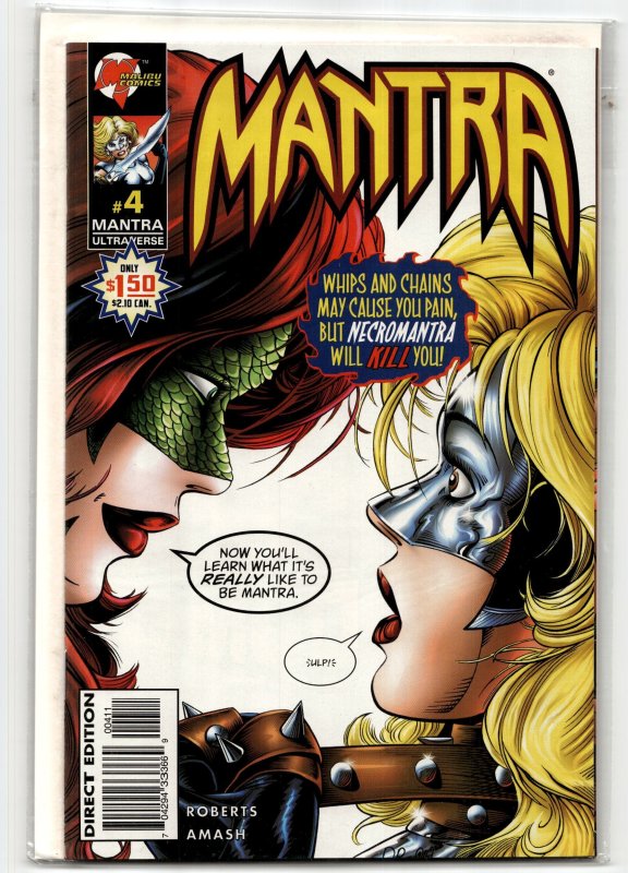 Mantra #4 (1996), raw, ungraded comic book — front cover
