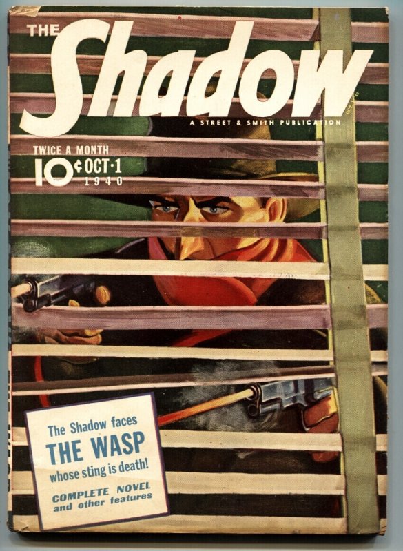 Pulp: Shadow Pulp Oct #1 (1940), raw, ungraded comic book — front cover