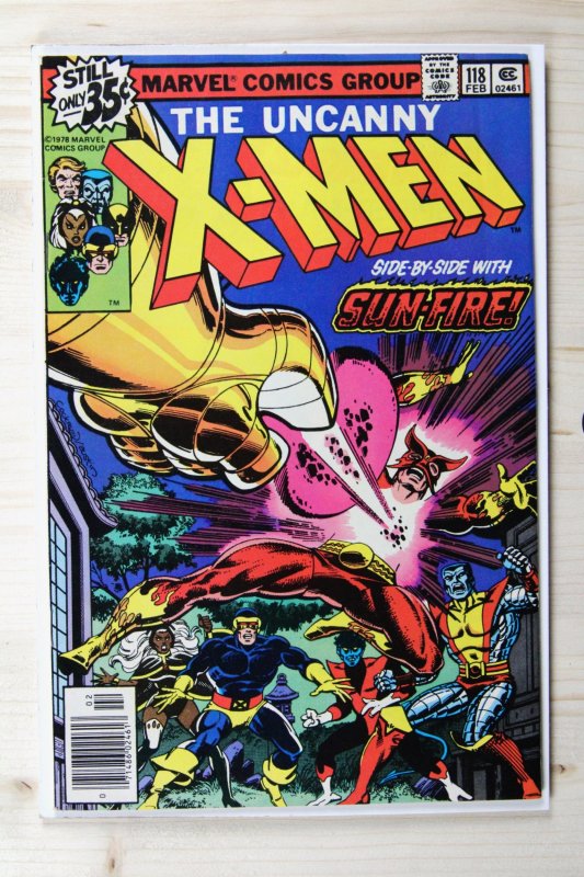 The Uncanny X-Men #118 (Marvel Comics, 1979), raw comic book in FN- 5.5 condition — front cover