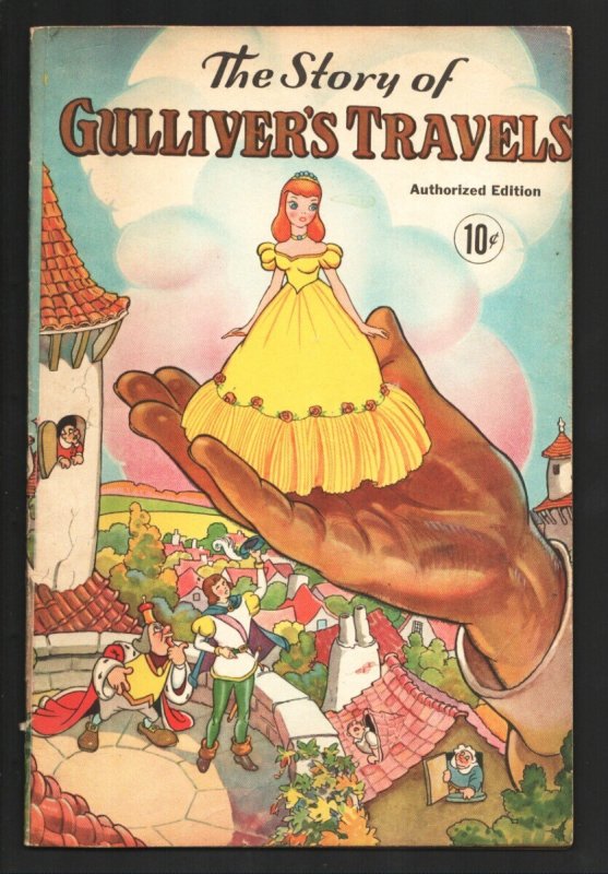 Story of Gulliver's Travels 1939-Based on the Max & Dave Fleischer Cartoon-co... (1939), raw, ungraded comic book — front cover
