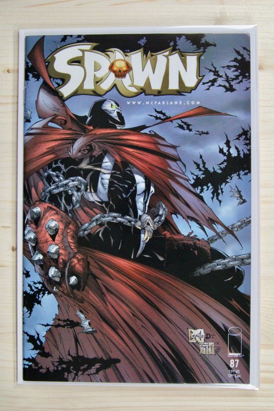Spawn #87 (Image Comics, 1999), raw comic book in NM 9.4 condition — front cover