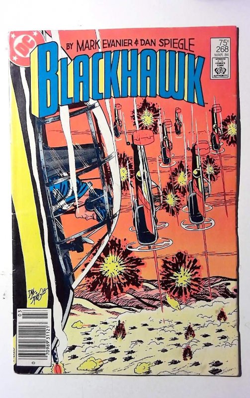 Blackhawk #268 (DC Comics, 1984), raw, ungraded comic book — front cover