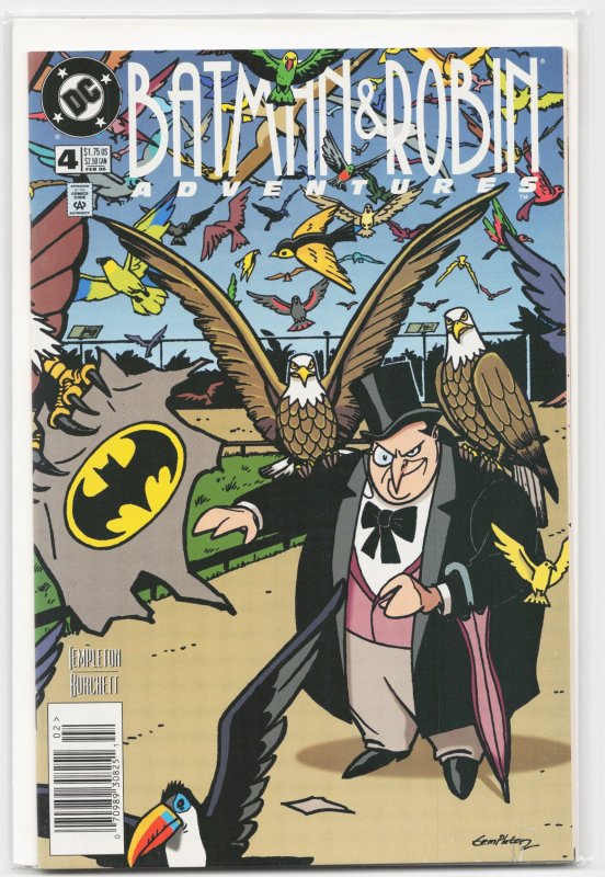 The Batman and Robin Adventures #4 (DC Comics, 1996), raw, ungraded comic book — front cover