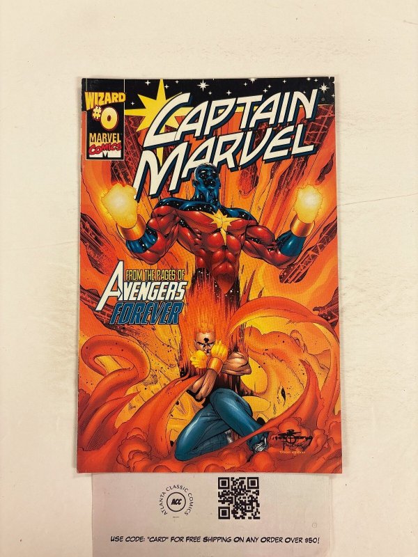 Captain Marvel #0 (Marvel Comics), raw comic book in NM condition — front cover