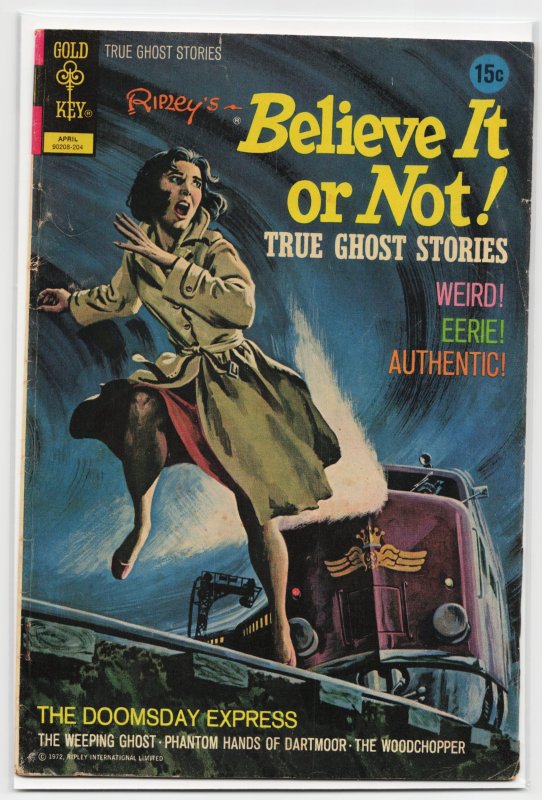 Ripley's Believe it or Not! #32 (1972), raw, ungraded comic book — front cover