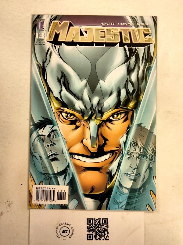 Majestic #13, raw comic book in NM condition — front cover