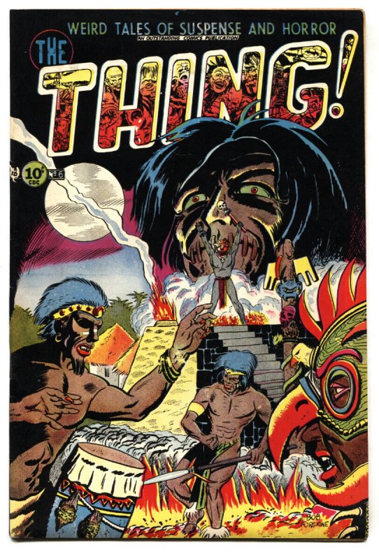 Thing #6 (Charlton Comics, 1952), raw comic book in VG+ condition — front cover
